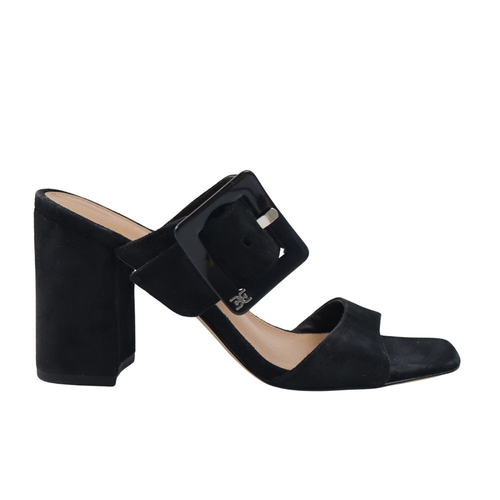 🔥Sam Edelman Dalton Buckled Block-Heel City Sandals, Black 6US/36EU MSRP$140🔥